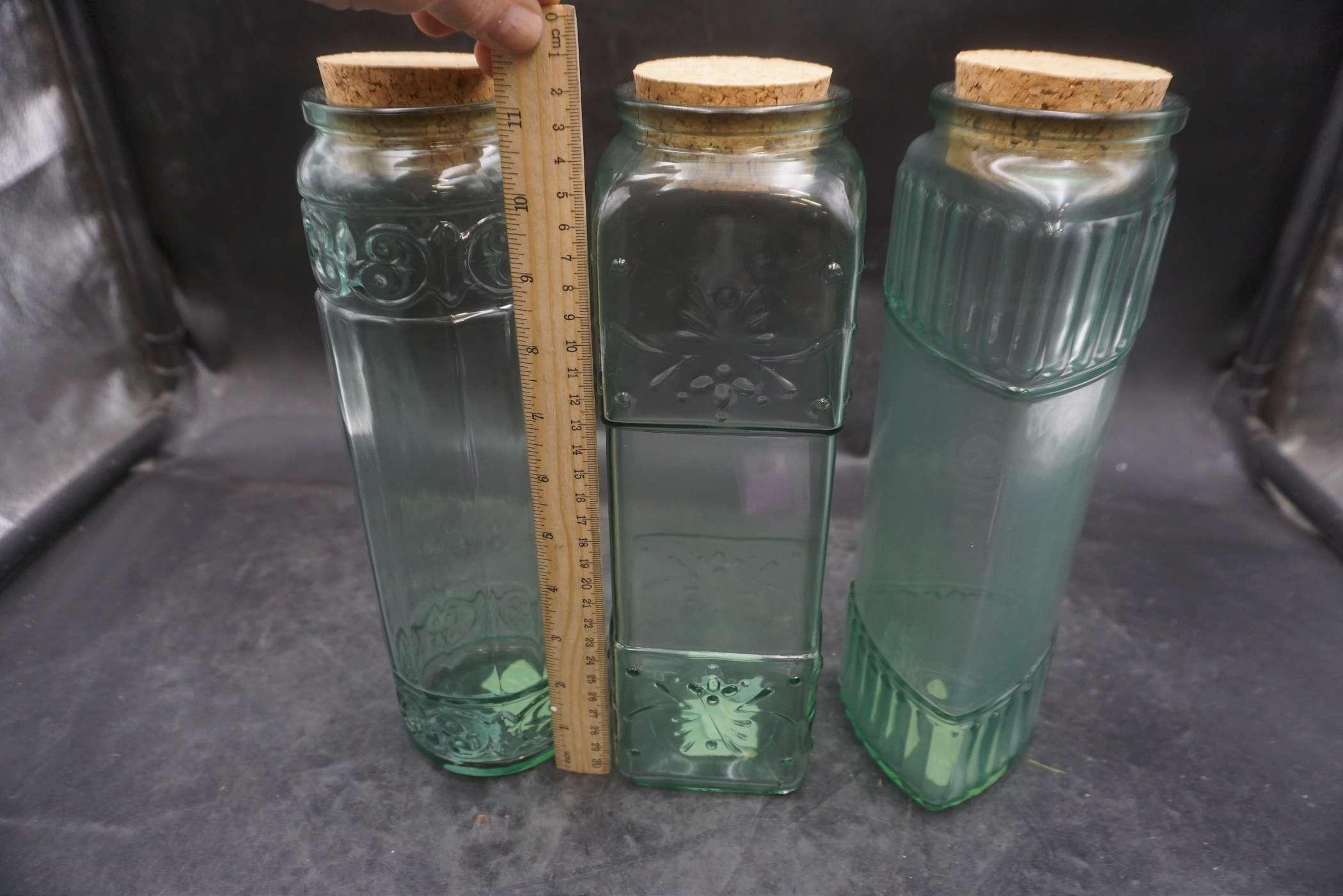 3 - Glass Canisters