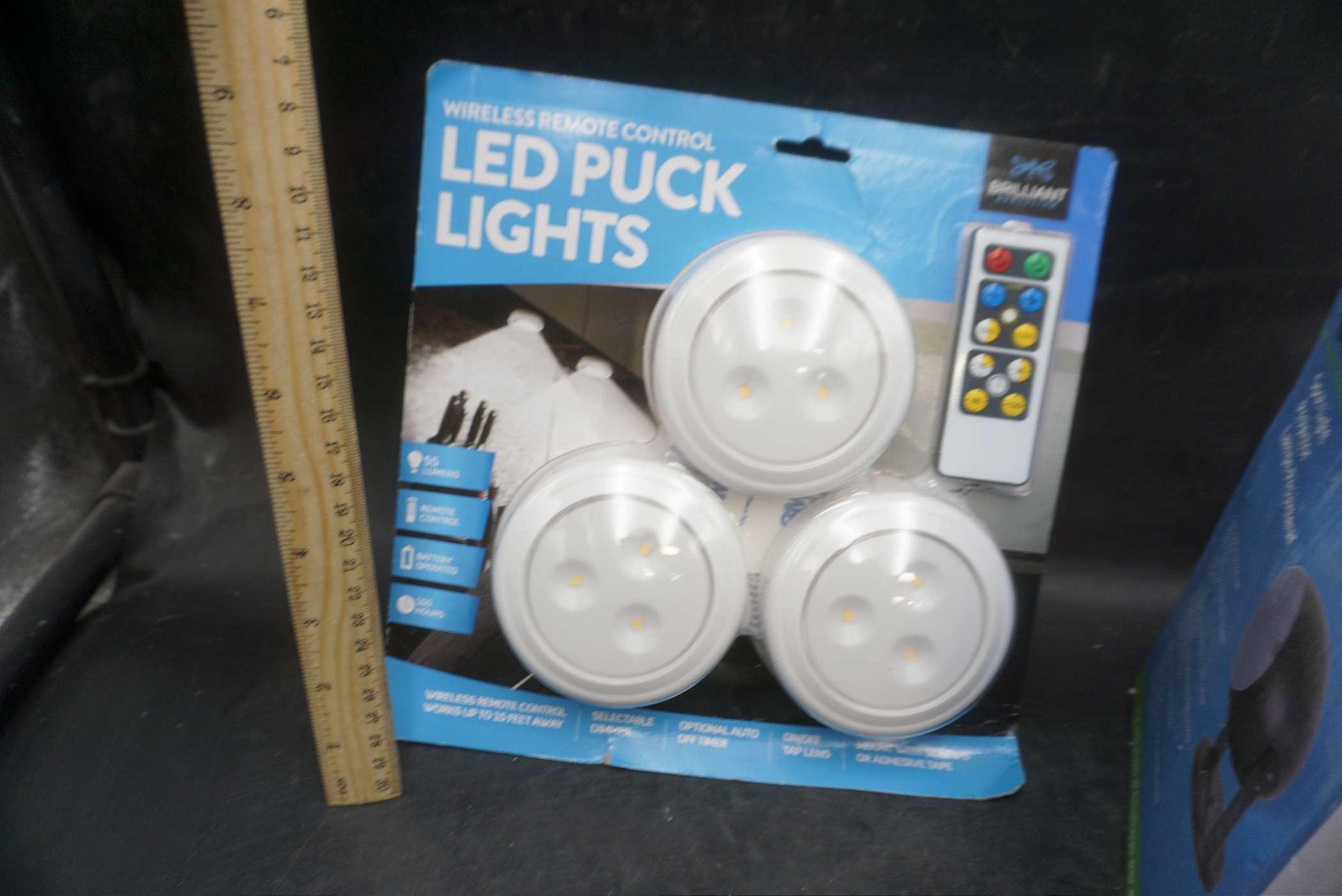 Led Puck Lights & Tensor Spot Light