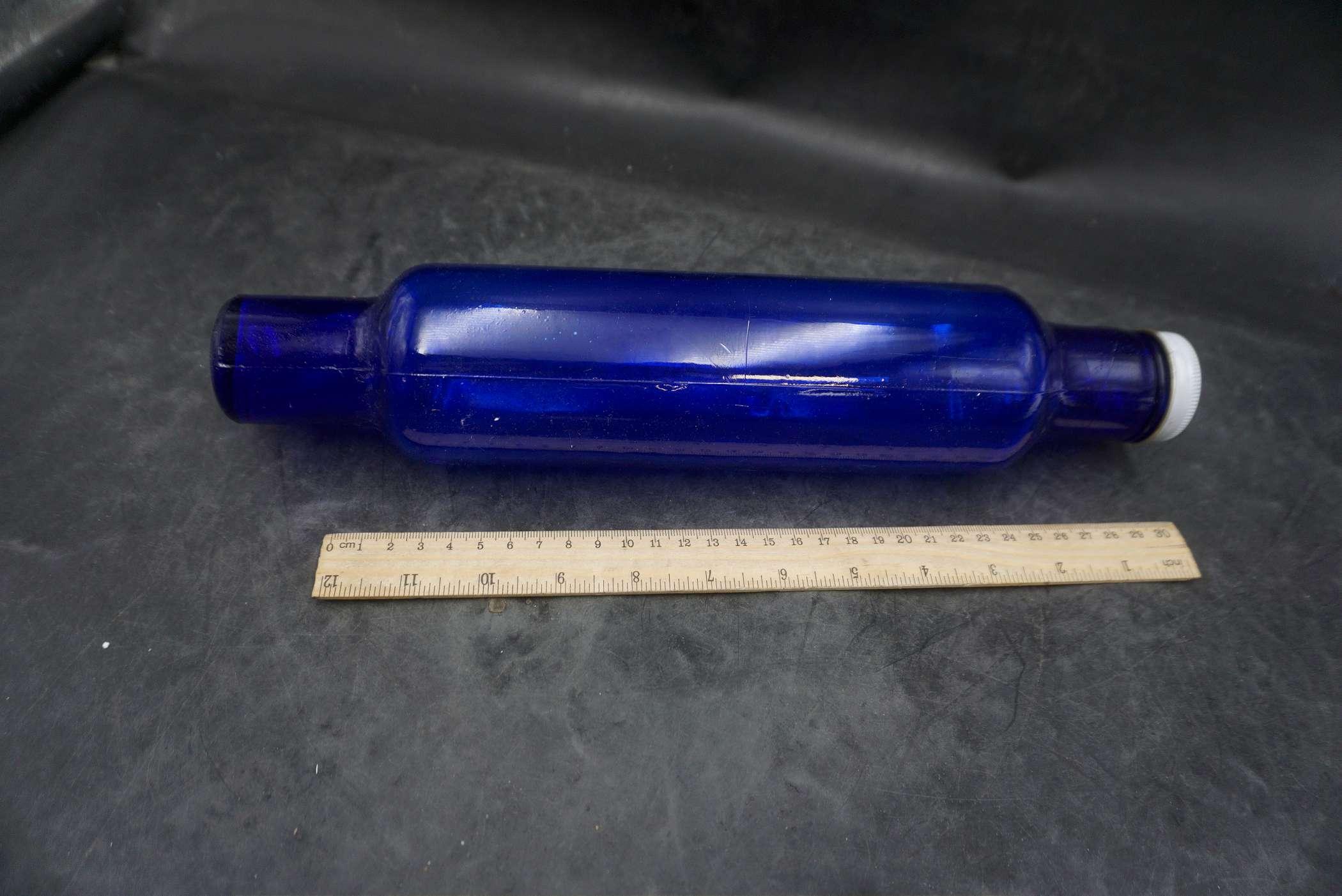Blue Glass Rolling Pin