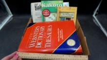 Books & Magazines - Dictionary, Kakuro, Little Town On The Prairie & More