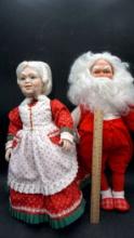 Mr. & Mrs. Claus Doll Set