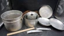 Aluminum Pots, Pans & Plates