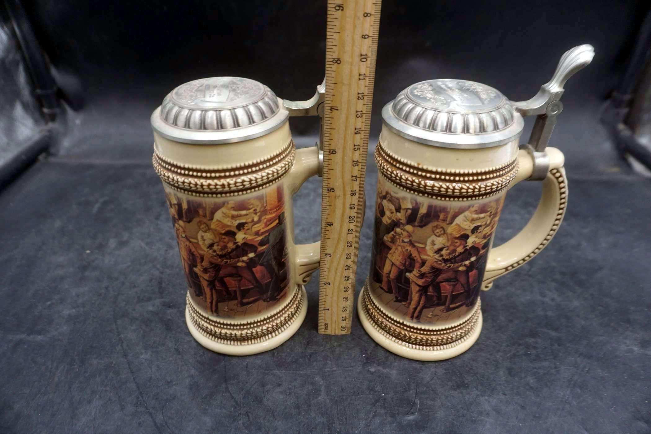 2 - Beer Steins (Made In Germany)