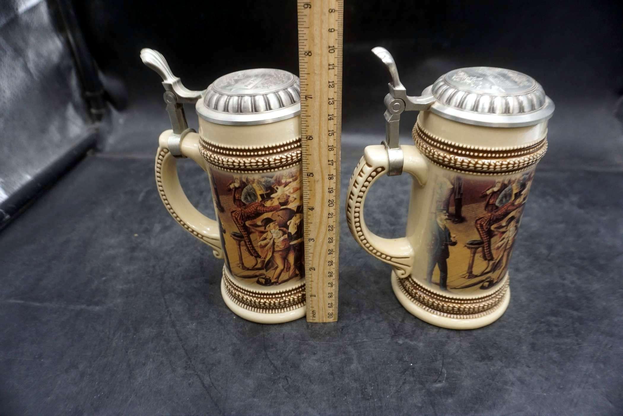 2 - Beer Steins (Made In Germany)