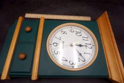 Westclox Wooden Wall Clock (Battery Operated)
