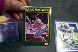 4 Sports/Racing Cards - Smith, Mcgwire, Peterson & Gordon