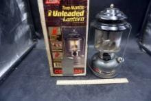 Coleman Two Mantle Unleaded Lantern (Crack In Glass)