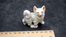 White Dog Figurine (Made In Occupied Japan)