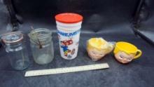Glass Jars, Shake, Rattle Container & Soup Mugs
