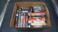 Assorted Vhs Tapes & Cassette Tapes