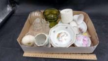 Dishes, Glass Container, Bowls, Containers, Trinket Container