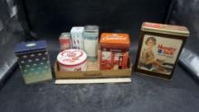 Tin Containers - Hungry Jack, Maxwell House, Creme Savers & More
