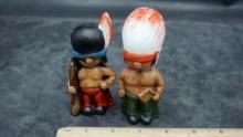2 - Native American Figurines