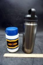 Yeti Water Bottle & Godzilla Thermos