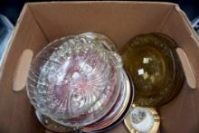 Assorted Dishes & Plates -Glassware