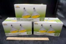 3 Packages - Br38 Bug Flood Lights (1 Light Short)