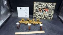 Coat Hanger, Wooden Picture Sign & Picture Frame