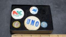 Buttons - Uno, Northrup King, Lutheran & More