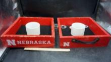Wooden Nebraska Game Set