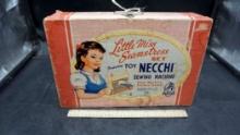 Little Miss Seamstress Set Toy Necchi Sewing Machine