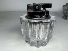 Vintage Prince Hand Cut Imported Crystal Table Lighter