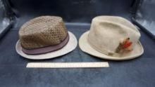 2 Hats - Dobbs 7 1/4 & Kenny K. Size Large