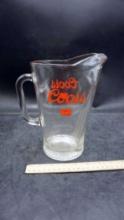 Glass Coors Pitcher