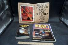 3 Books - Welders & Black Powder Bags And Pouches