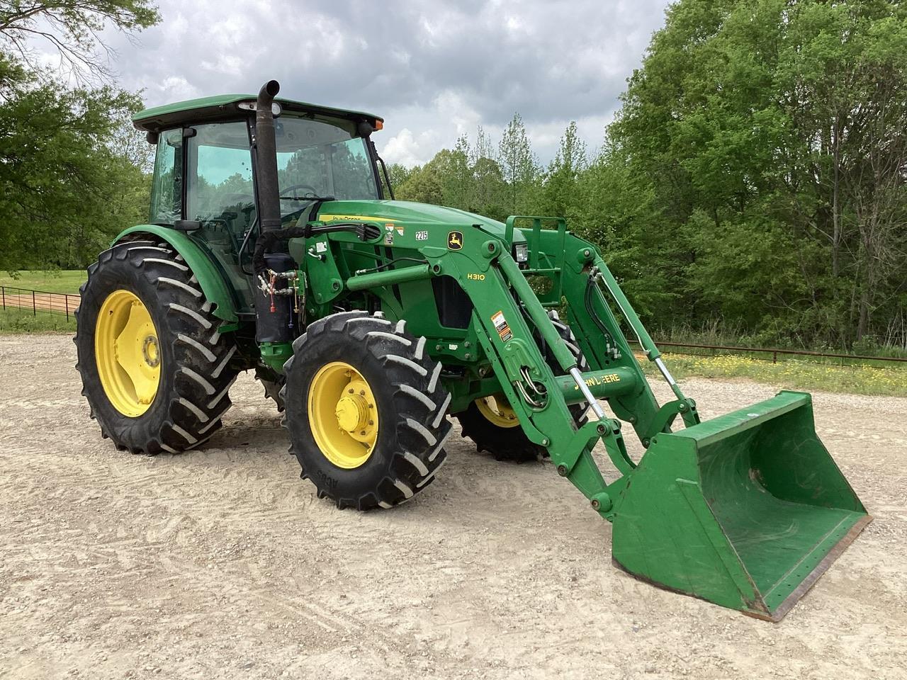 2021 John Deere 6105E Tractor W/ JD H310 Loader