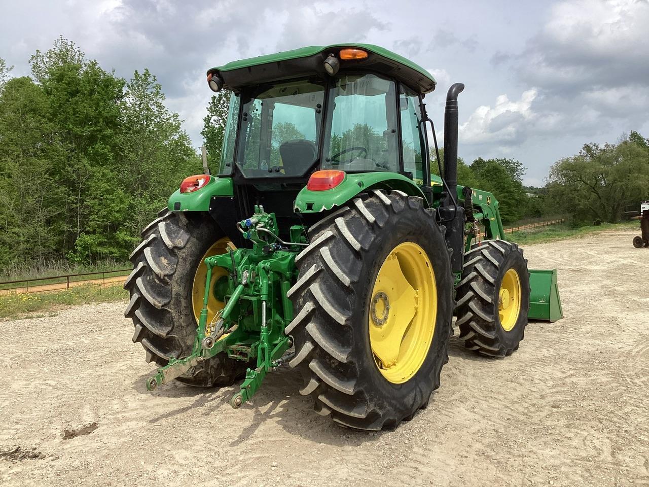 2021 John Deere 6105E Tractor W/ JD H310 Loader