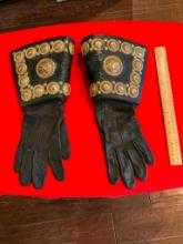BLACK LONG BEACH MOUNTED POLICE GLOVES