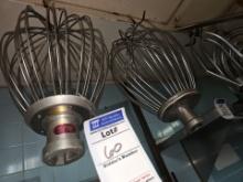 Assorted whisk attachment for mixer