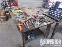 (2) Steel Work Benches & Contents, Sockets, Ratche