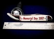 Case Toothpick, Never Forget Memorial Day 2007, model 610098 SS