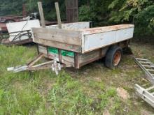 5x8 Utility Trailer with side Boxes