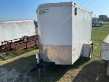 Haulmark Cargo Trailer 5x8 with Ramp 2-12V Dome Light with floor & wall tires, current registered as