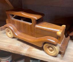 Lot of Misc. Wooden Carved Cars