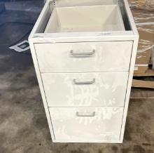 3 Drawer Metal Base Cabinets 35.25 in x 21 5/8 in x 18 in - Qty. 6x Money - New