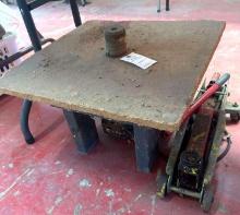 Grinding Table and Floor Jack