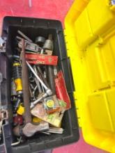 Yellow / Black Toolbox with Misc. Tools