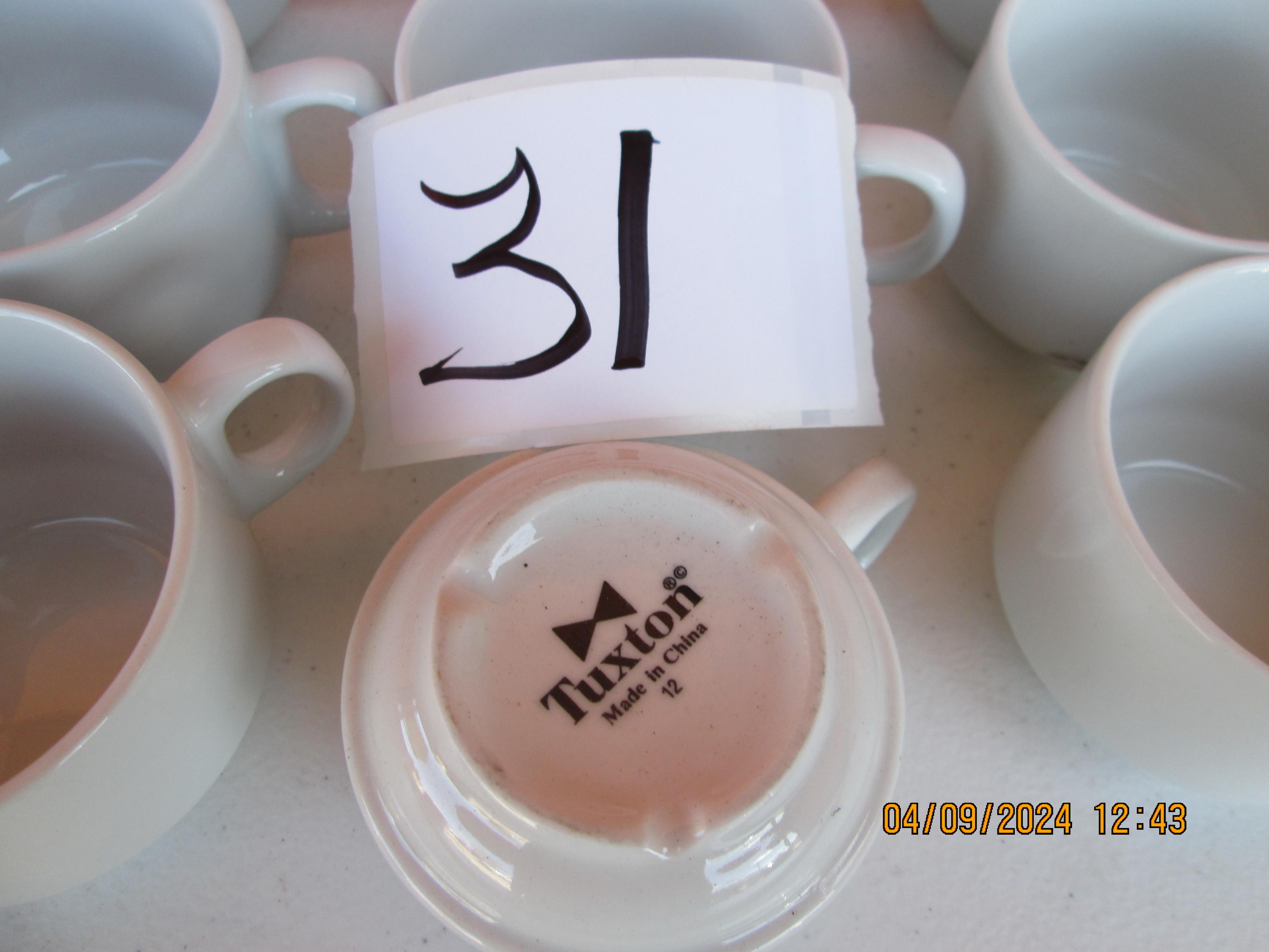 5 Poz Tuxton Coffee Cups