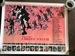 A Bridge Too Far (1977) Original Half-Sheet Movie Poster
