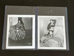 (2) 1950's Bettie Page Pin-Up Photos