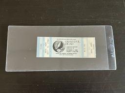 1984 Grateful Dead Concert Ticket