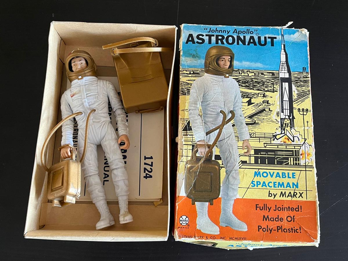 1960's Marx "Johnny Apollo" Astronaut Action Figure