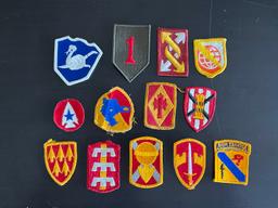 (13) Vintage Post WWII U.S. Army Unit Patches