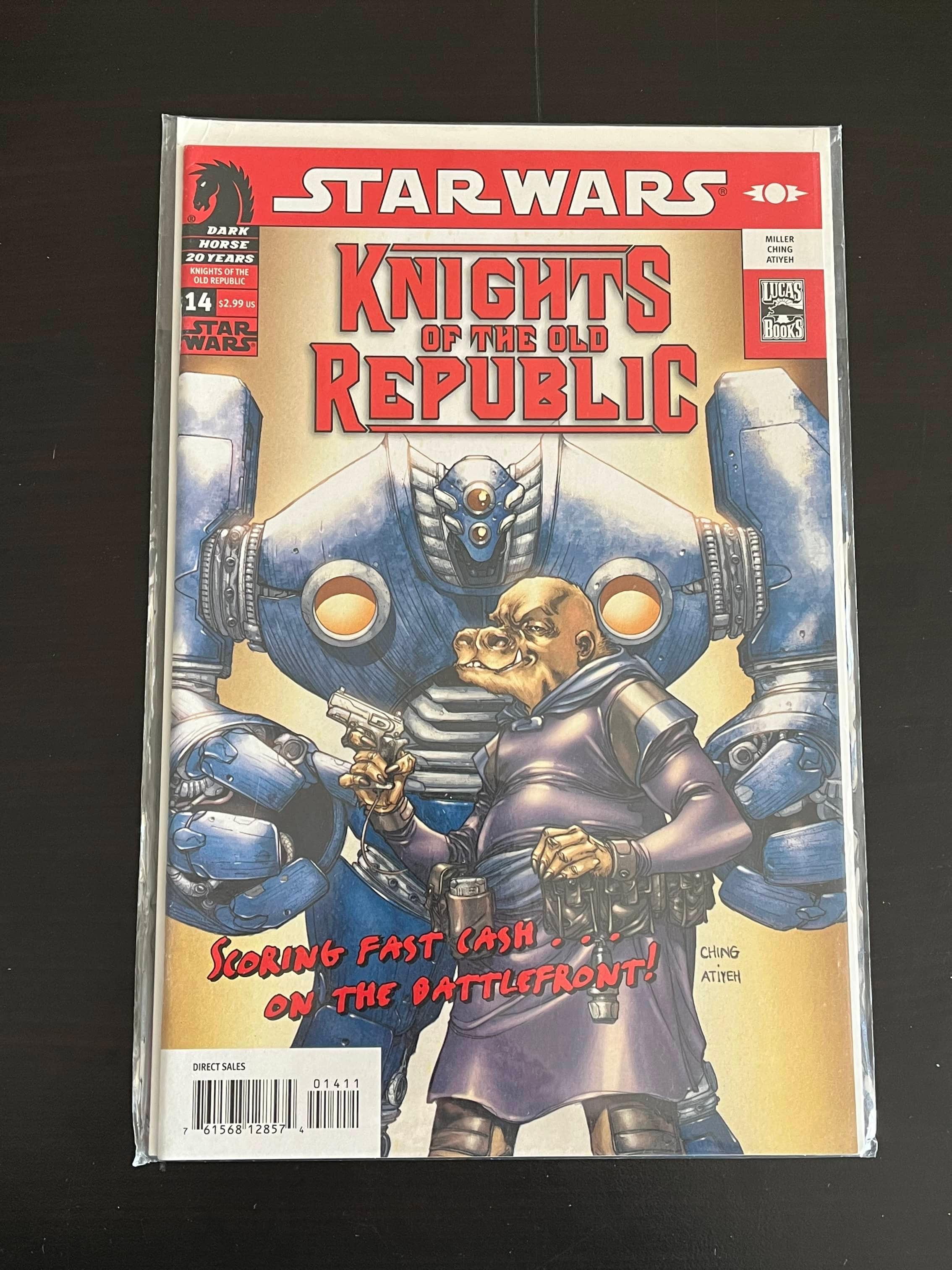 Star Wars Knights of the Old Republic Comic #14 KEY Dark Horse Lucas Books