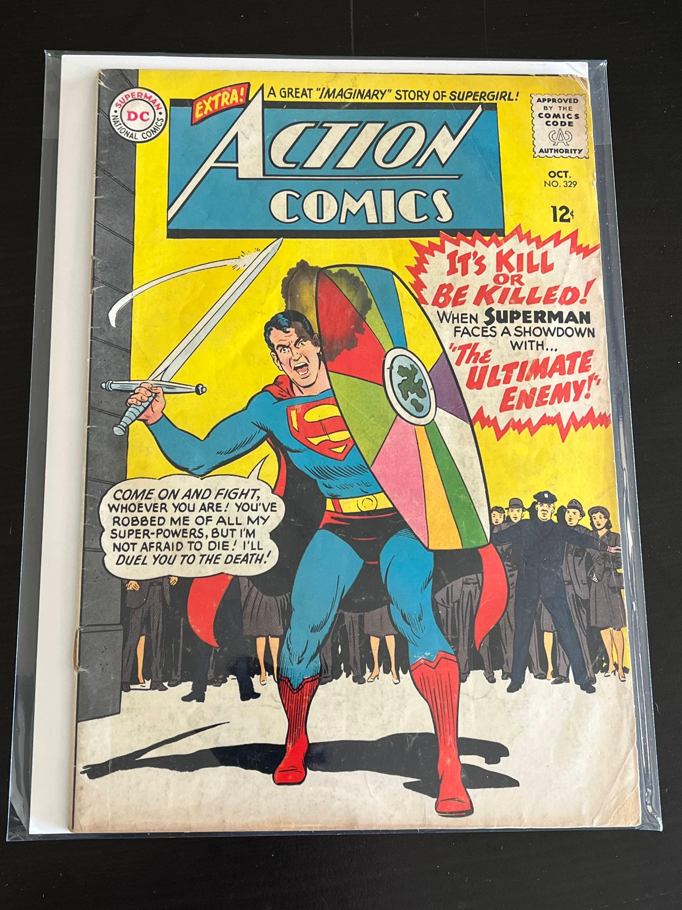 Action Comics #329 DC Comics 1965 Silver Age Comics