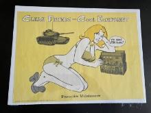 1975 U.S. Army Preventive Maintenance Pin-Up Girl Poster