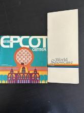 Rare World Showcase Festival Program For the Grand Opening of Epcot on Oct 23, 1982 And Maps